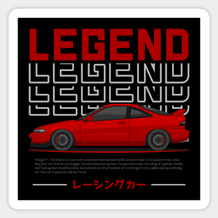 Midnight Racer Red Integra DC 2 JDM Sticker